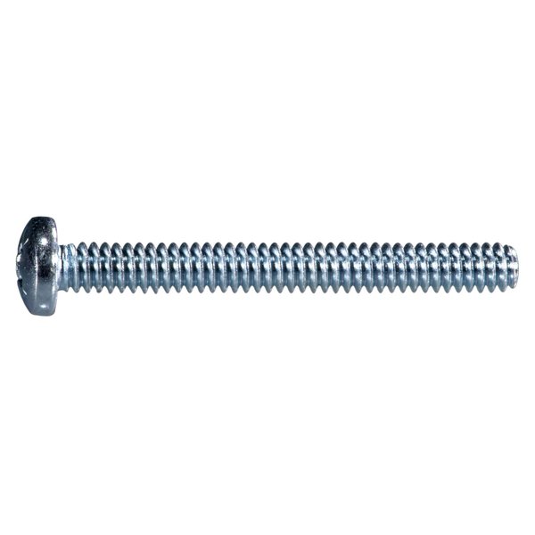 Midwest Fastener #10-24 x 1-3/4 in Phillips Pan Machine Screw, Zinc Plated Steel, 100 PK 54736